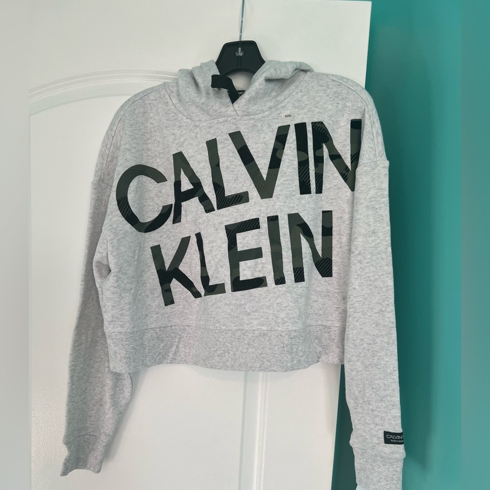 Calvin Klein performance cropped hoodie